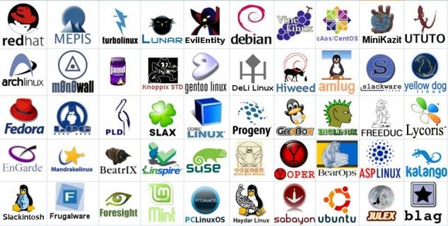 Las 20 mejores distribuciones de Linux Logos-distros-655x332