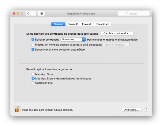 Mac OS X Yosemite Seguridad privacidad foto 1