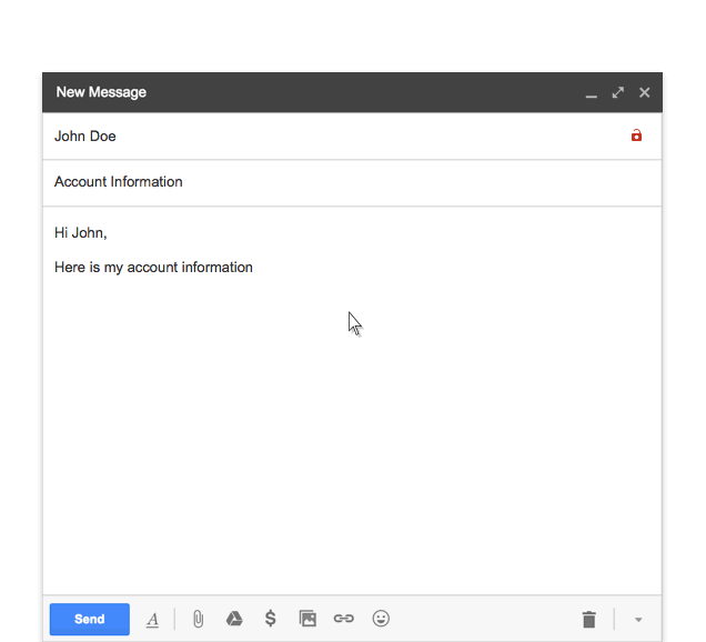 Gmail - Correo electrónico sin cifrar