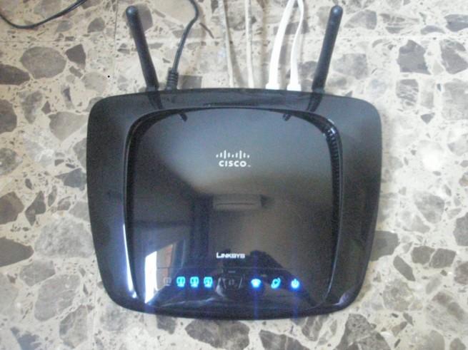 Vista principal router Linksys WRT160NL