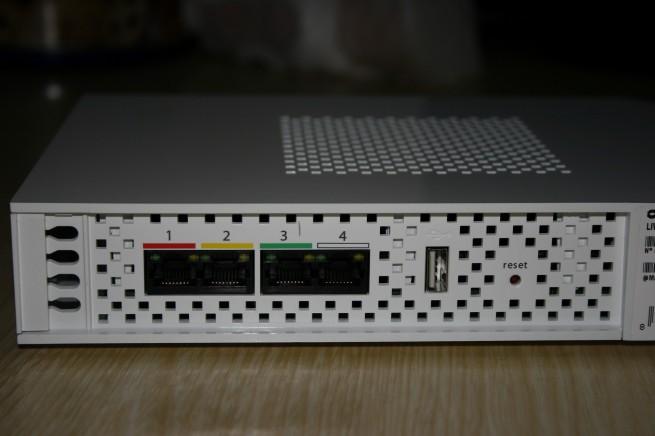 Vista de puertos Ethernet del Livebox 2
