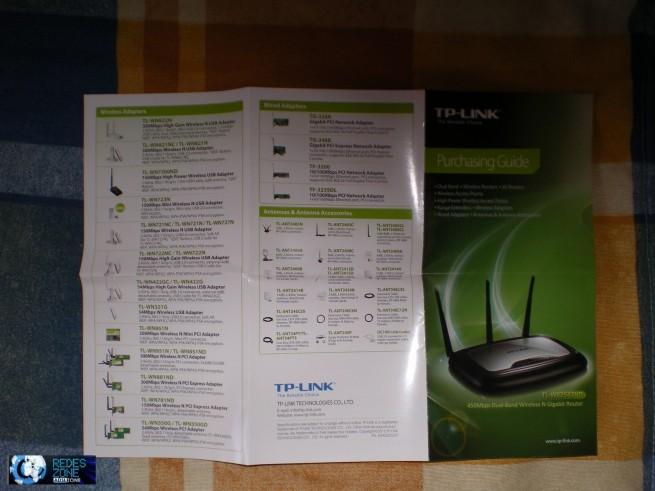 Catálogo incluido con los PLC TP-Link TL-WPA281 Kit