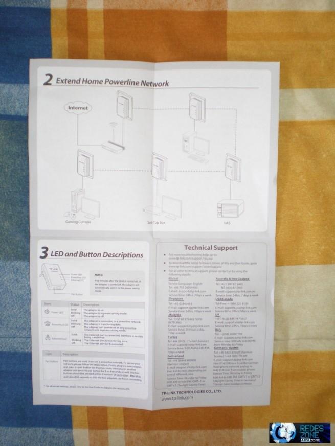 Segunda parte del manual de instalación de los TP-Link TL-WPA281 Kit