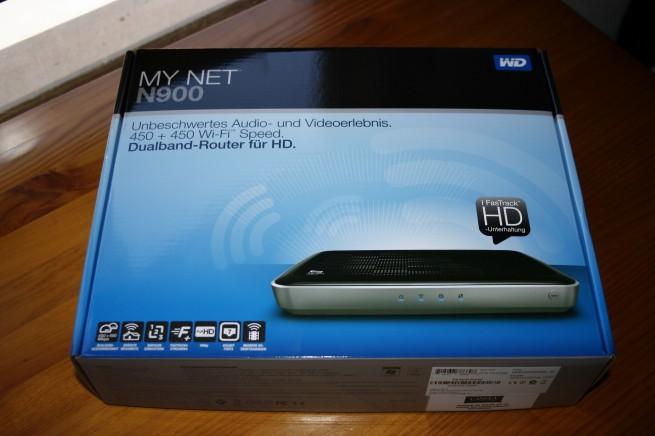 Visión caja frontal del Western Digital My Net N900