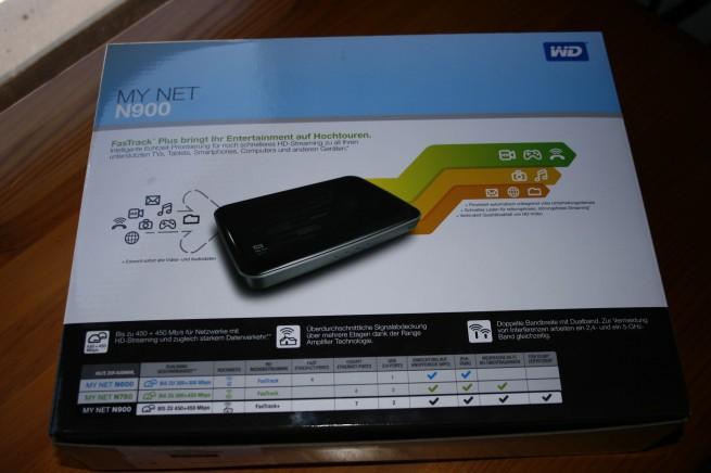 Visión caja trasera del Western Digital My Net N900