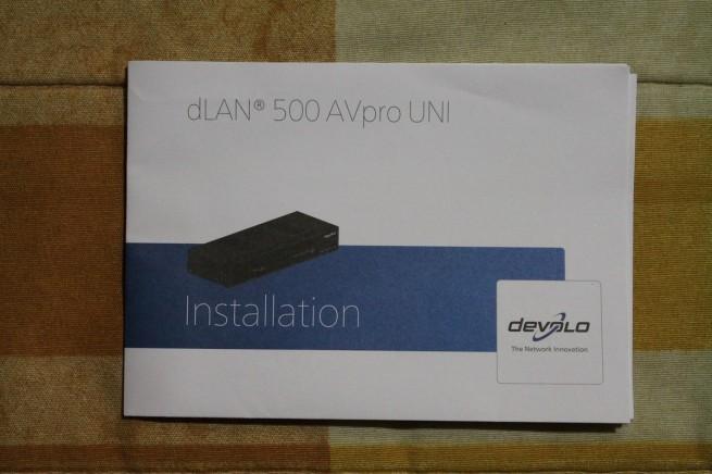 Manual de instalación de los  Devolo dLan 500 Av Pro Uni