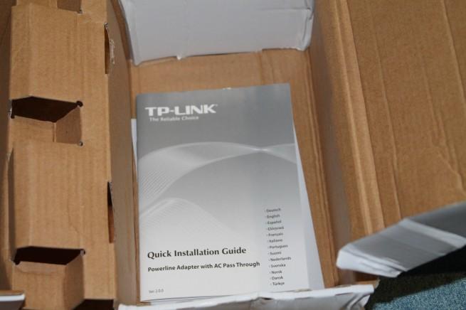 Vista del manual de los TP-Link TL-PA2010PKIT