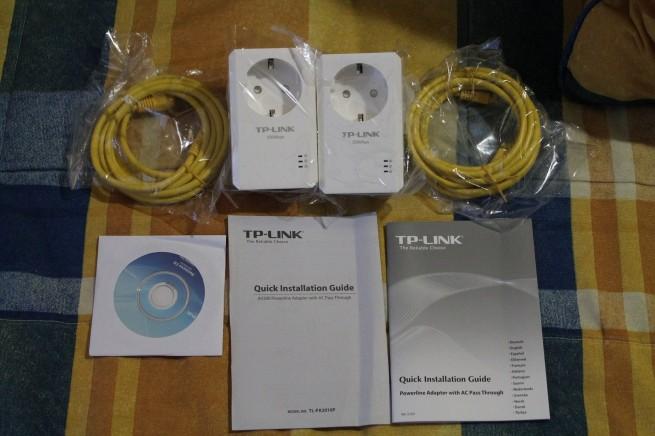 Los TP-Link TL-PA2010PKIT y sus accesorios