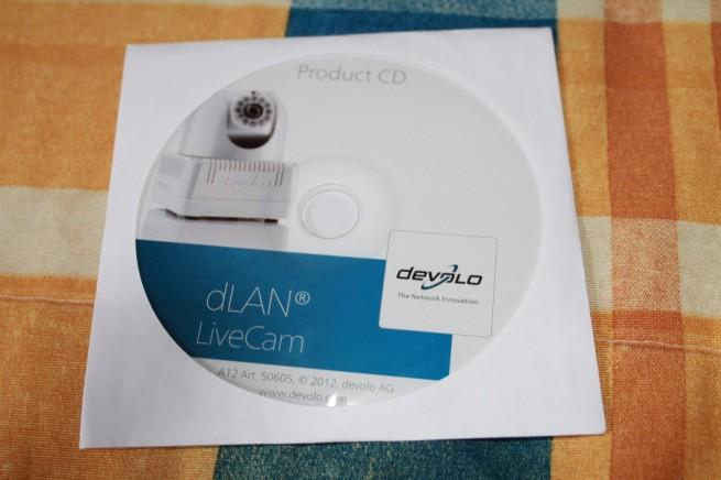 Disco de instalación de la Devolo dLAN LiveCam