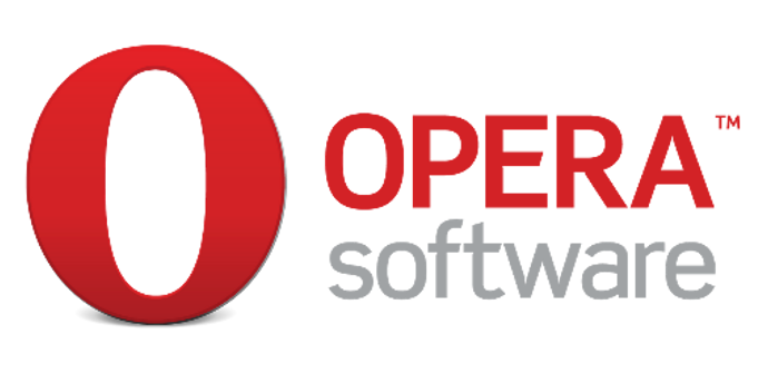 Logotipo principal de Opera Software