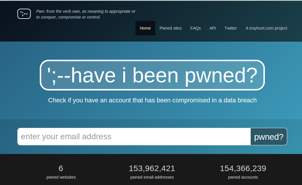 Have I Been Pwned foto 1