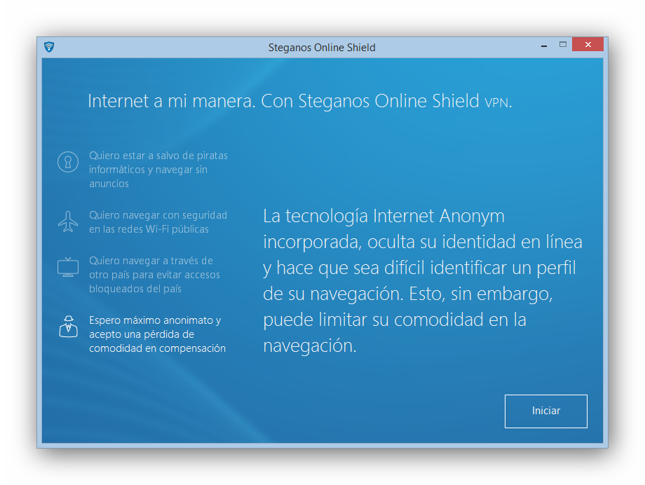 Steganos Online Shield VPN analisis foto 1