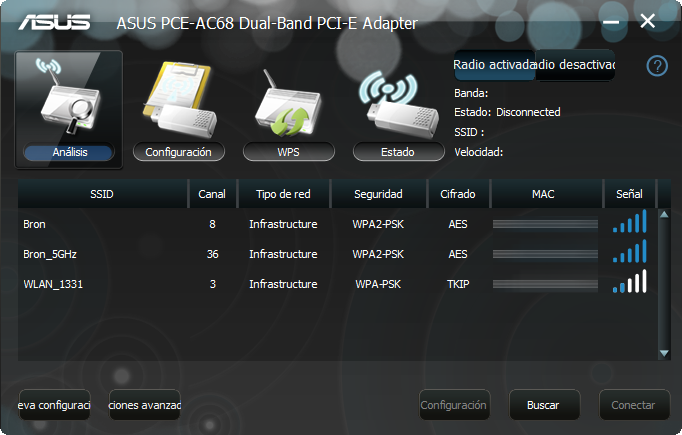 ASUS PCE-AC68 Software