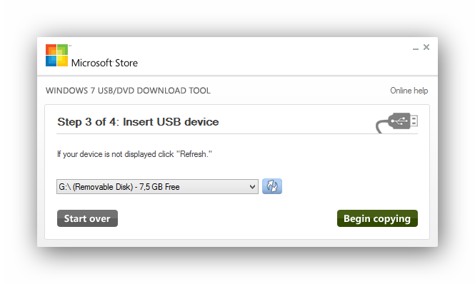 Windows 7 USB DVD Download Tool Foto 3