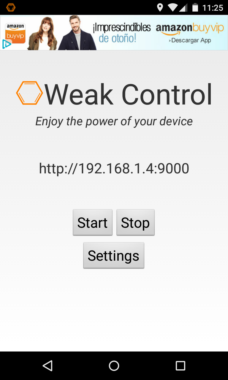 Visualizando y controlando tu dispositivo desde tu computadora con Weak Control