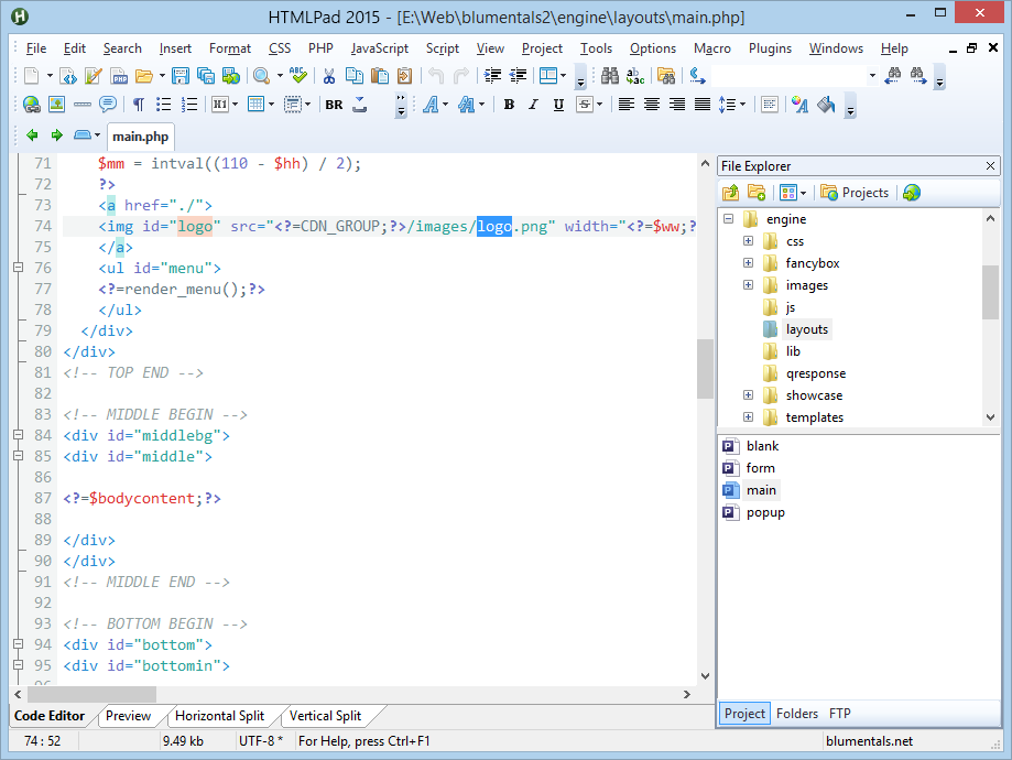Blumentals-Software-htmlpad-html5-editor