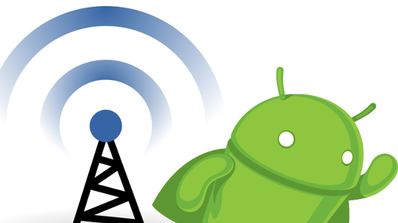 Android con una antena Wi-Fi