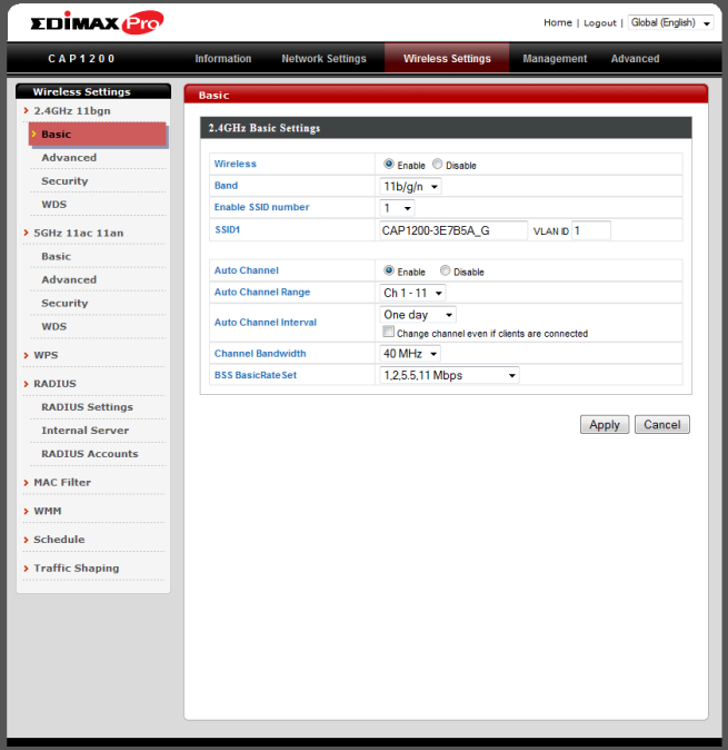 Firmware Edimax CAP1200