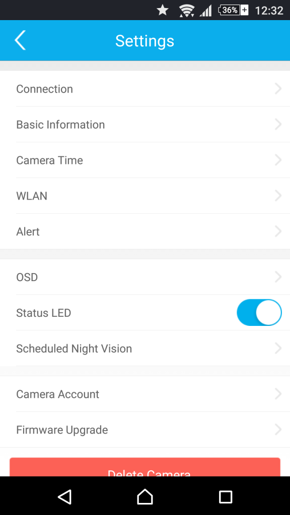 Foscam App Android: Configuración