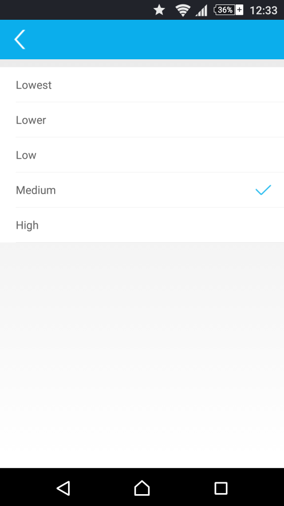 Foscam App Android: Configuración de las alertas