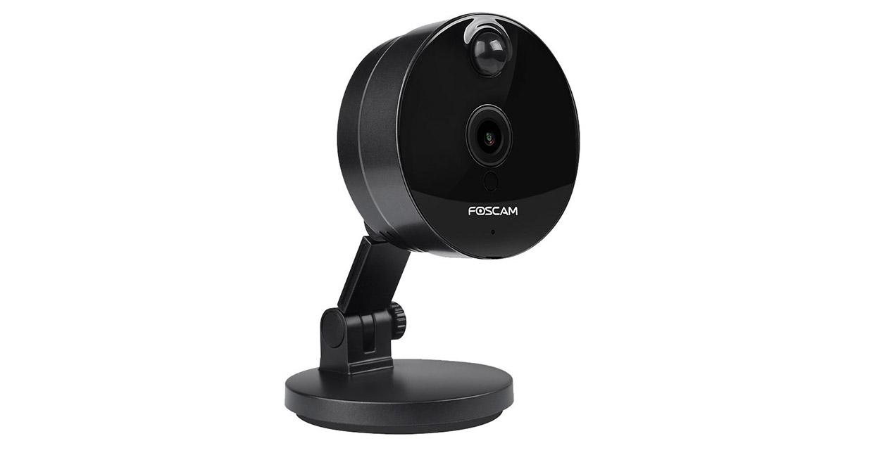 Foscam C1 - 2 cámaras IP inalámbricas con ranura microSD color negro smart 1 megapíxel 