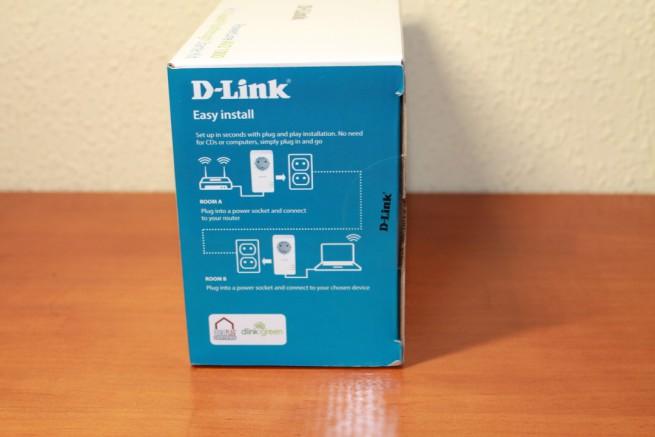 Lateral caja D-Link DHP-P601AV
