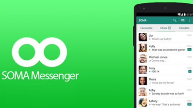 Logotipo de Soma Messenger