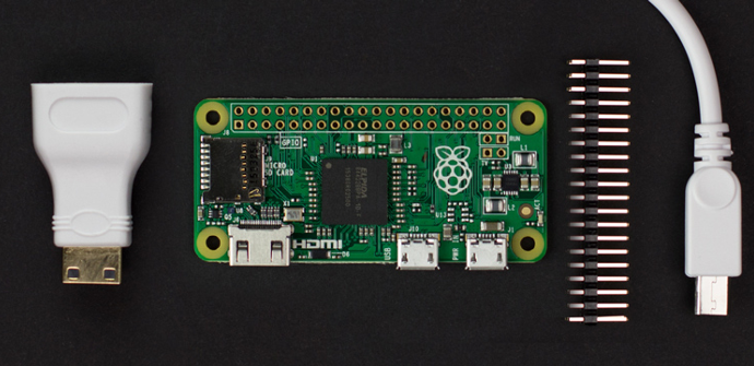 Raspberry Pi Zero con USB y HDMI
