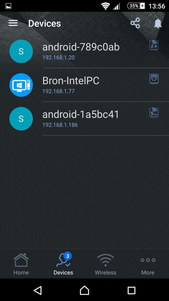 Aplicación ASUS Router para Android