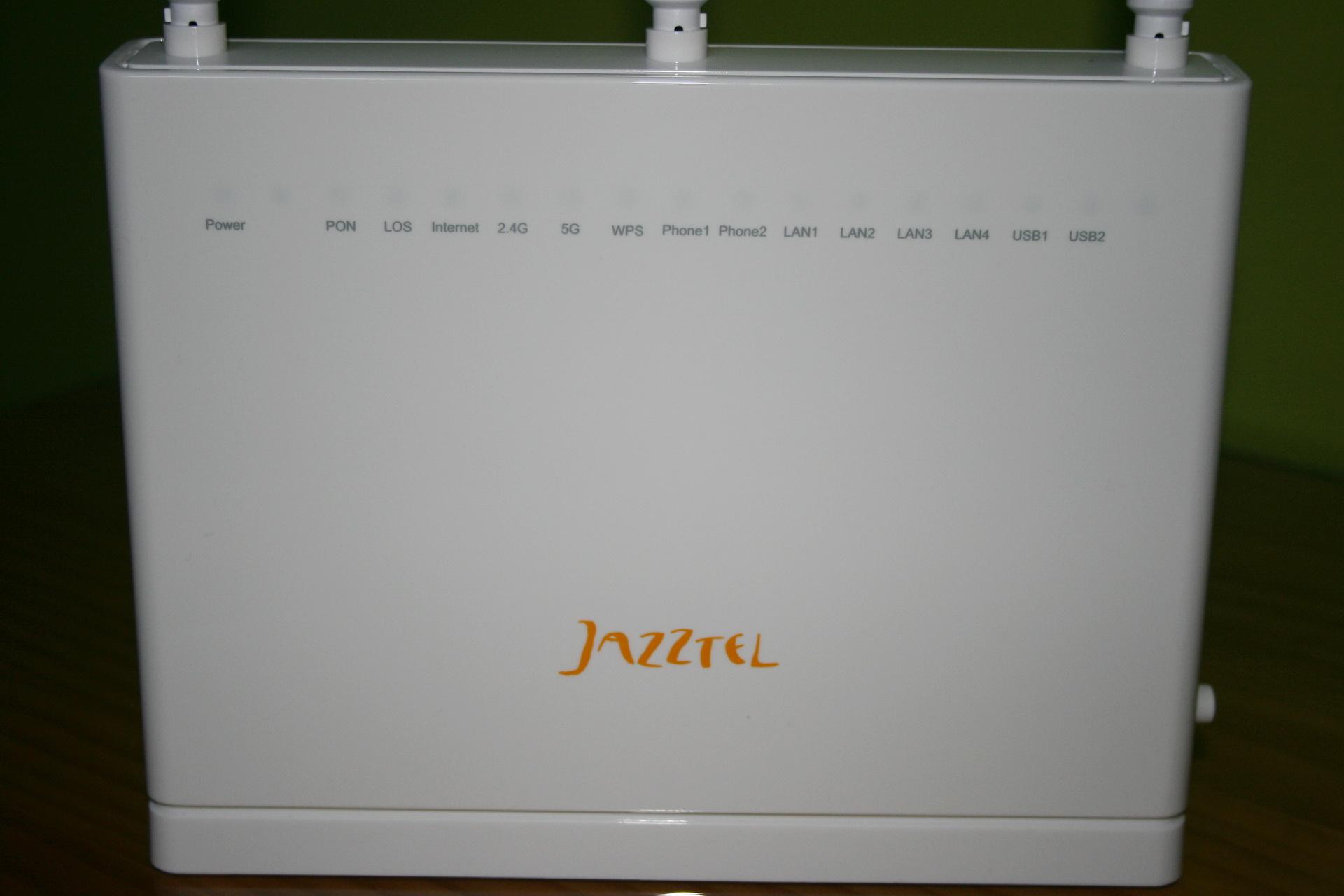 LEDs de estado del router ZTE ZXHN F680