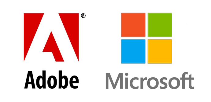 Microsoft y Adobe