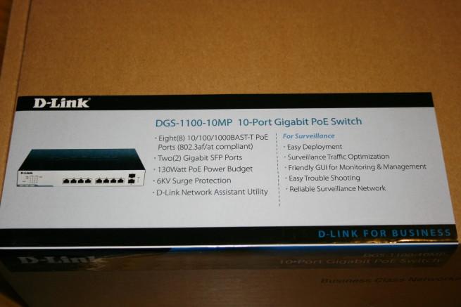 Características técnicas del switch de alto rendimiento D-Link DGS-1100-10MP