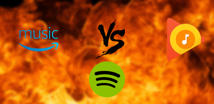Amazon Music vs Spotify vs Google Play Music