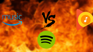 Amazon Music vs Spotify vs Google Play Music