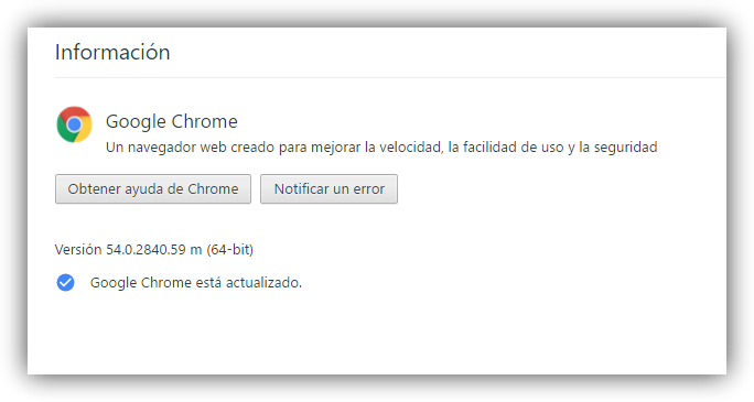 Google Chrome 54