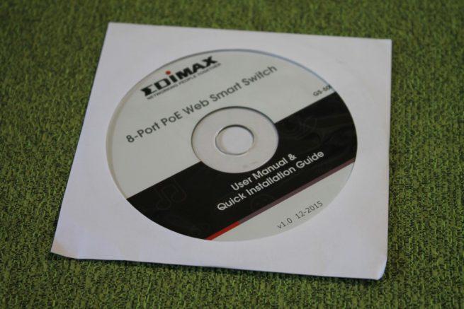 Disco de documentación del Edimax GS-5008PL