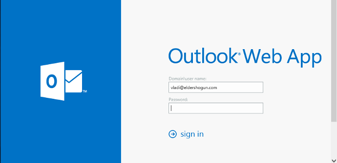 Acceso Outlook Web App