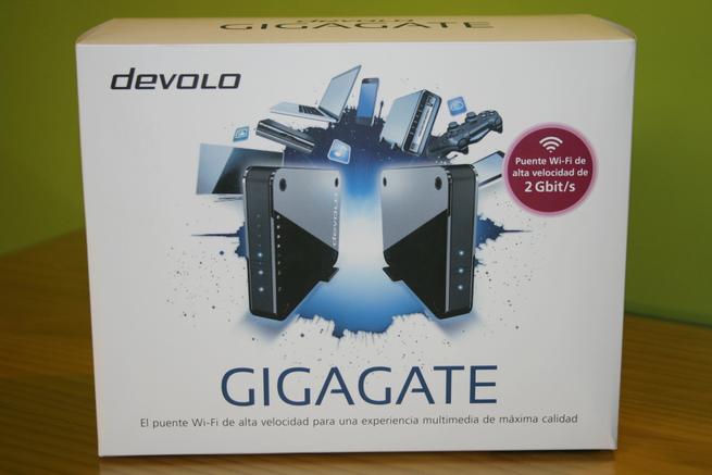 Frontal de la caja del devolo GigaGate