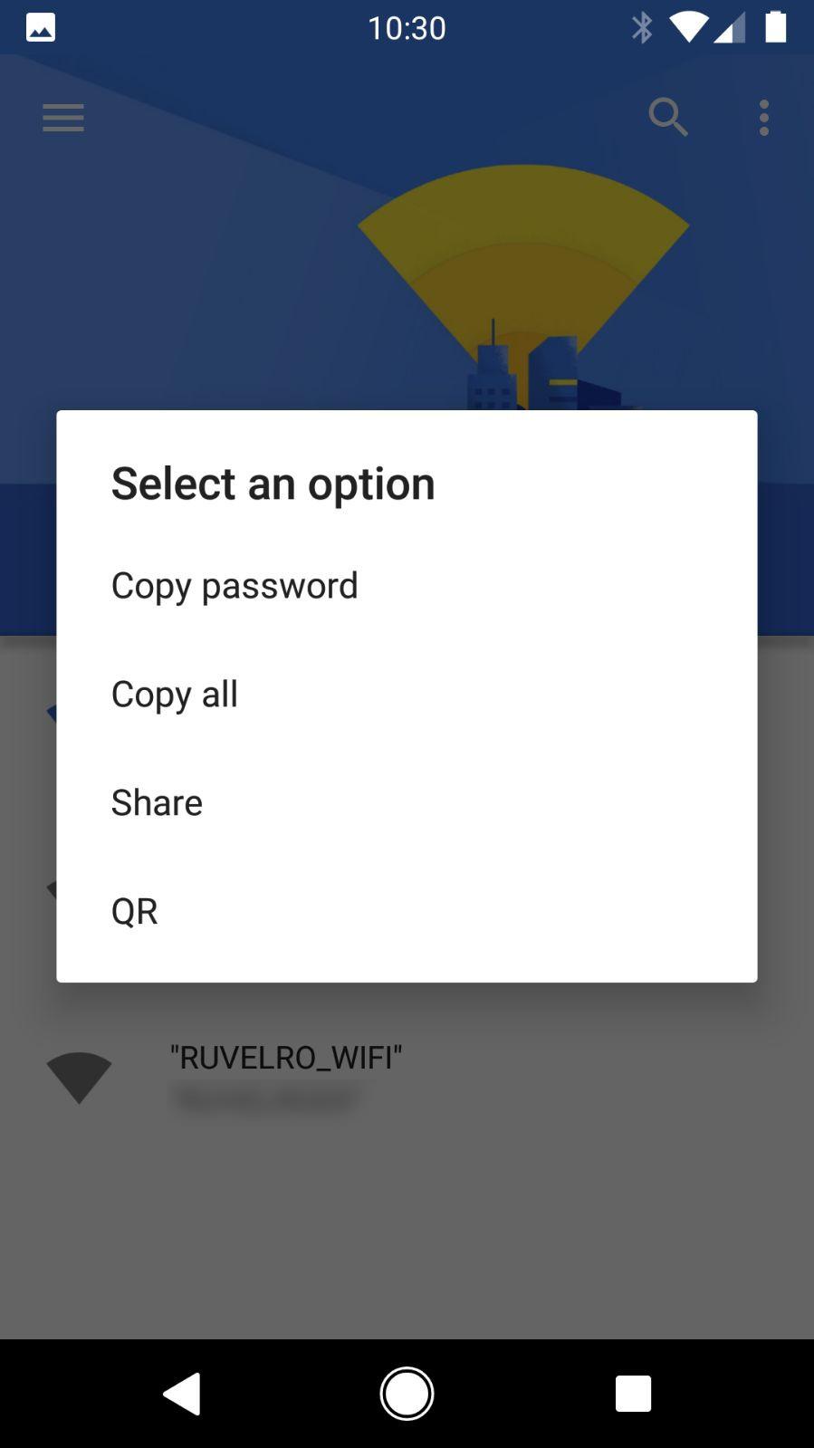 Opciones redes Wi-Fi Android WiFi Password Viewer