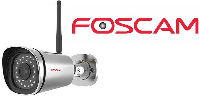 Cámara IP de vigilancia para exterior WiFi Foscam FI9900P 1080p H264 función P2P 2 MP color plata compatible con iOS y Android 5 W 