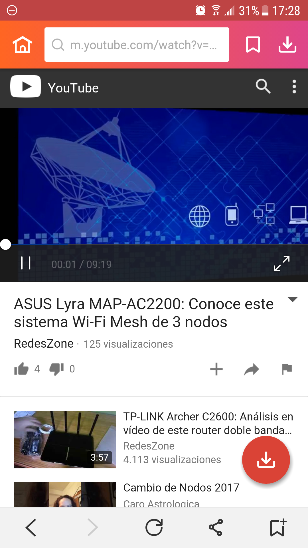 Cómo descargar videos de YouTube en tu smartphone Android