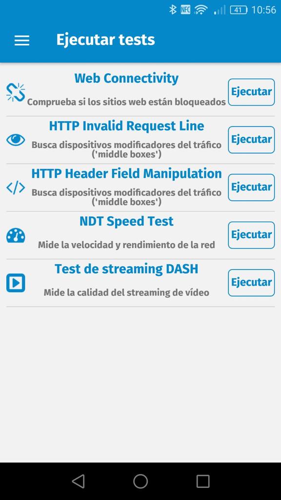 OONIprobe para Android