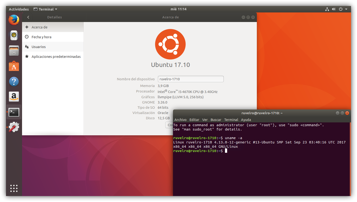 Acerca de Ubuntu 17.10