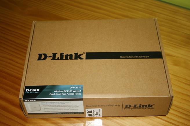 Frontal de la caja del AP profesional D-Link DAP-2610