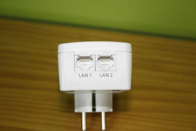 Puertos Gigabit Ethernet del PLC principal del kit FRITZ!Powerline 1260e WLAN Set