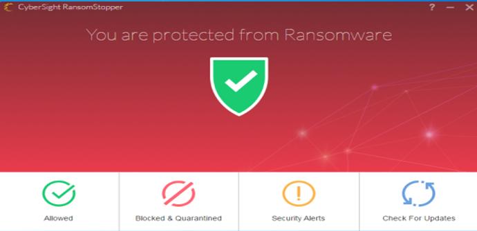 CyberSight Ransomstopper, antiransomware para Windows