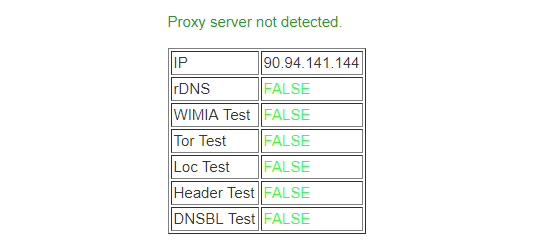 How to know if I am browsing through a proxy server