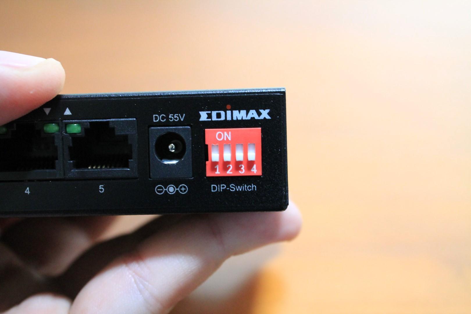 Swiych de gestión del Edimax ES-5104PH V2