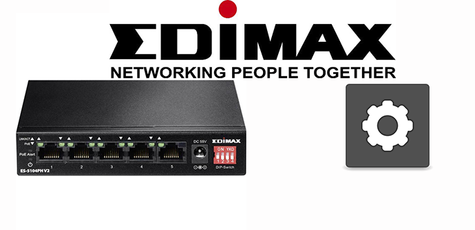 Edimax ES-5104PH V2 gestión de funciones