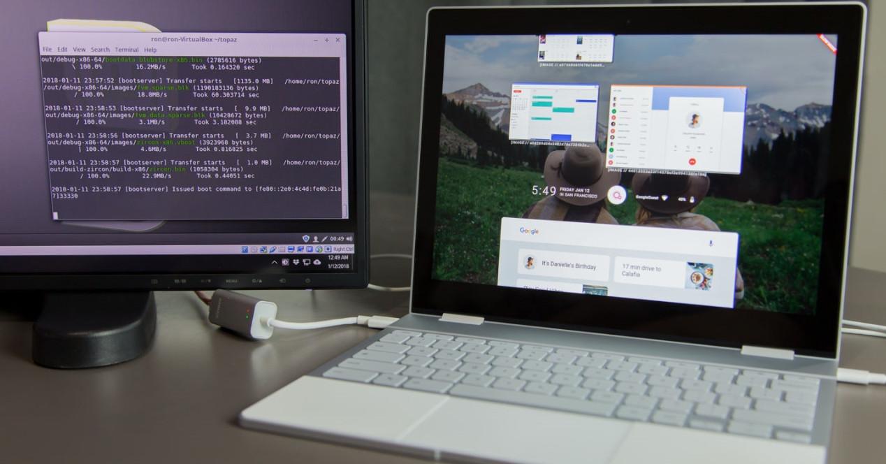 Fuchsia OS en portátil